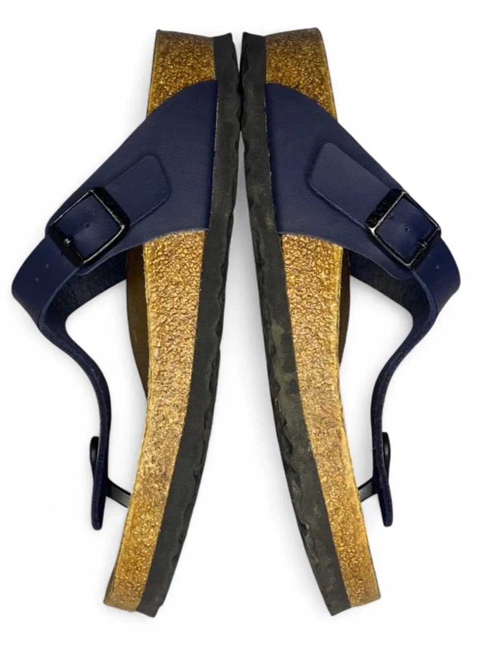Birkenstock Navy Blue Gizeh T- Strap Sandals Size L8 M6 Women’s Summer Shoes